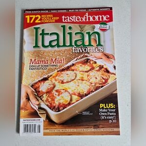 Taste of Home Italian Favorites Cookbook Magazine